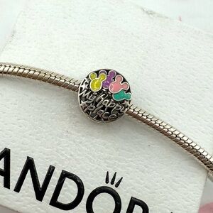 NWOT Disney My Happy Place Charm - Disney Parks Exclusive Sterling Silver 925